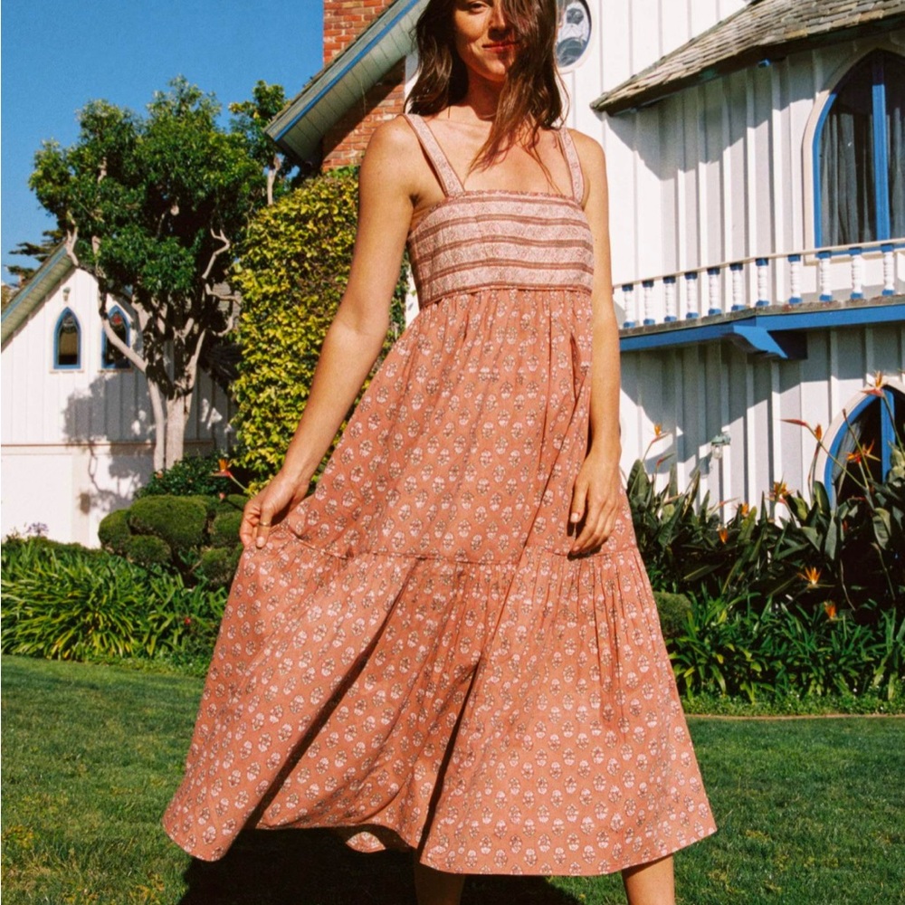 Christy Dawn Chiara dress in ginger sunflower size S